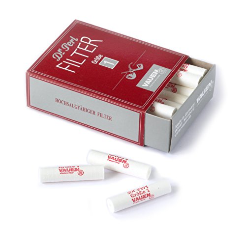 Vauen dr. Perl 9mm Paper Filters for Tobacco Pipe - 1 Box 40 Filters