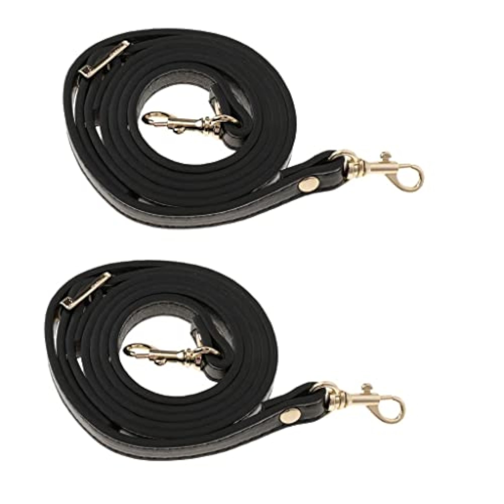 2pcs Adjustable Shoulder Bag Handbag Straps, Black