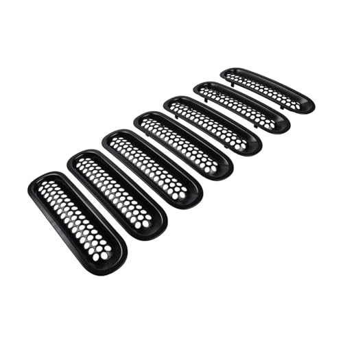 Inserts calandre Jeep Wrangler JK protection phares noire