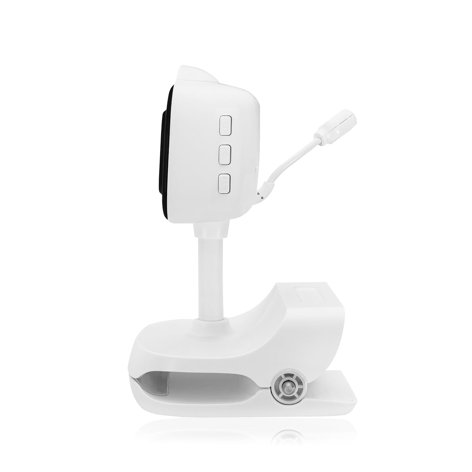 lionelo Babyline Go, Babyphone Caméra sans Fil 4 x Zoom 2304x1296 p, Mode Nuit 8 m Communication Bidirectionnelle, Berceuses, Capteur de Température et de Mouvement, Notifications