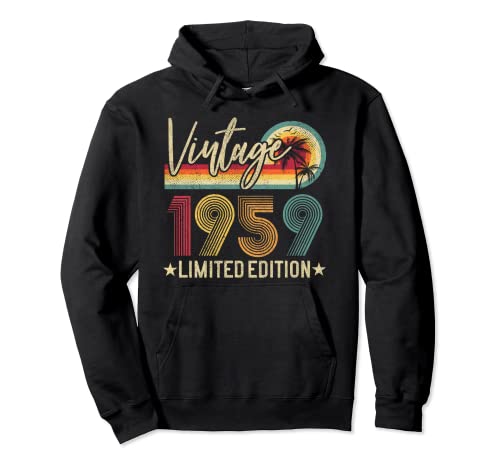 1959 63rd birthday gift vintage 63 years old limited edition sweat à capuche