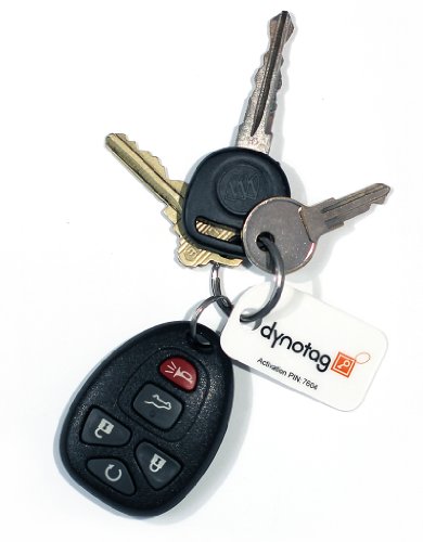 Dynotag Web Enabled Smart Mini Fashion ID Tags, with DynoIQ & Lifetime Recovery Service. 3 Identical Tags for Gear (Original White) - Thumbnail 4