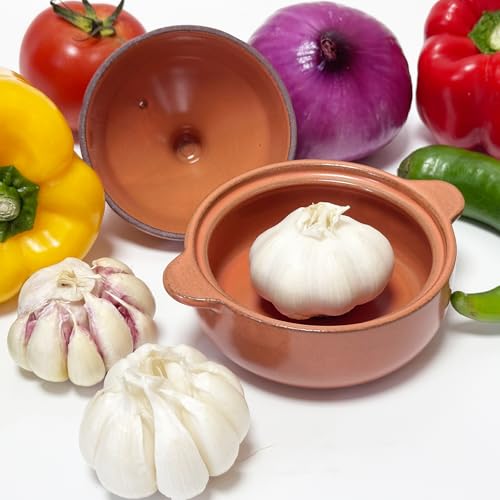 JULYSVE Keramik-Knoblauchbräter, Knoblauchbehälter 5 JULYSVE Keramik-Knoblauchbräter, Knoblauchbehälter