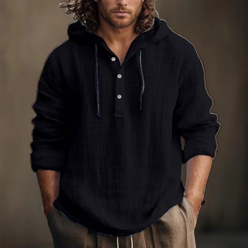 Pull à capuche pour homme avec fermeture éclair veste décontractée - 3
