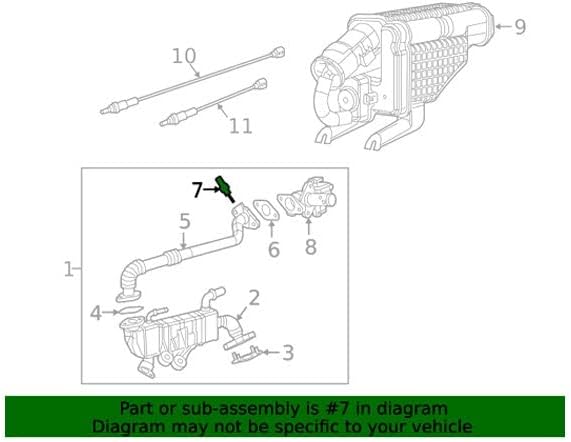 Mopar 68142905AA SENSOR EGR TEMPERATURE