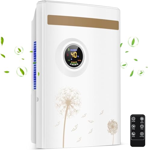 Deumidificatore Casa 2200ML, Deumidificatore Portatile Muffa Silenzioso,...