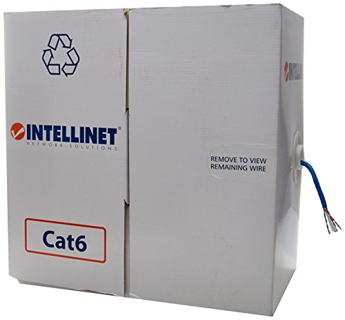 Intellinet 704670 Cavo di Rete 305 m Cat6 U/UTP (UTP) Blu