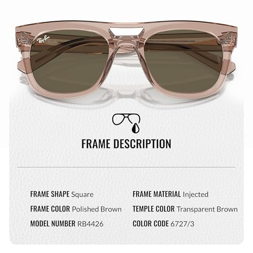 Ray-Ban RB4426 PHIL BIO-BASED Square Shaped Sunglasses for Men & Women with Official RAYBAN Eyewear Kit3