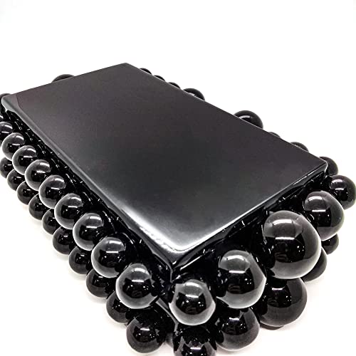 Image of CUXVA Acrylic Evening Clutch Bag for Women Glitter Marble Purse Handbag for Wedding Party Prom