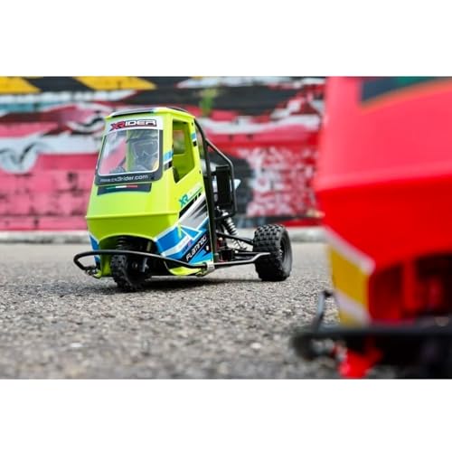 Image of HTLNUZD 1 /8 RC X-Rider Flamingos 2.4G 3WD 2 in 1 ESC High Speed Rc Car Electric Tricycle Motorcycle Tricycle RTR Drift Adult Vehicles Collection Model (Green)