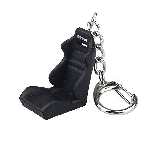 Preisvergleich Produktbild aiyvi Schlüsselanhänger, beweglicher Messschieber Lineal Modell Schlüsselanhänger, Schlüsselanhänger, Car Seat Black, 3.5 x 1.8cm