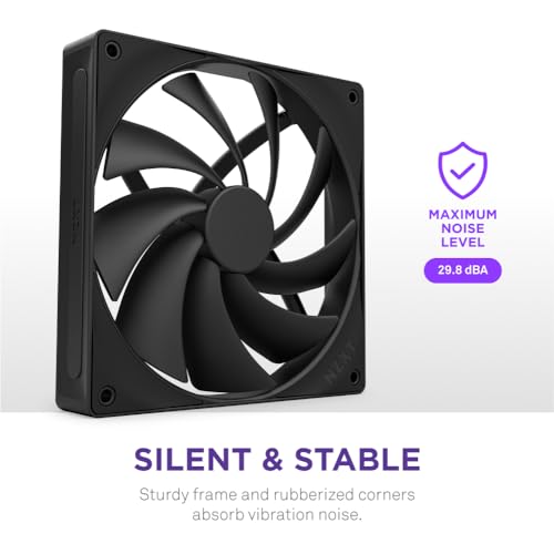Image of F140Q - 140mm Quiet Airflow Fans - Single - Black