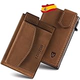 carteras de cuero artesanales moldes 【Totalmente Hecho a Mano】：A diferencia de la producción mecanizada del mercado, nos negamos a fabricar los mismos productos de la cadena de montaje,cada cartera Hombre piel de LORZOR está hecha por artesanos con más de 20 años de experiencia en la artesanía. Desde la selección de la piel hasta la forma final, tras más de 70 procesos de perfeccionamiento a mano,cada cartera LORZOR lleva la temperatura y la persistencia del artesano.En LORZOR,el tiempo no es un coste, sino un testimonio de calidad
