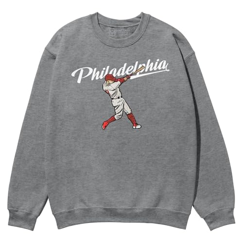 Philadelphia Baseball sweater, Crewneck Sports Graphic jumper, Unisex Baseball Team Sweatshirt