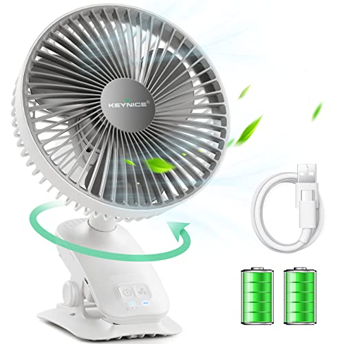 Amazon.co.jp: Keynice 卓上扇風機 usb扇風機 首振り 小型 充電式