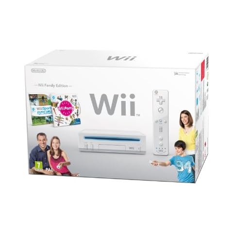 Nintendo Wii "Family Edition" - Konsole inkl. Wii Sports + Wii Party, weiß Cover