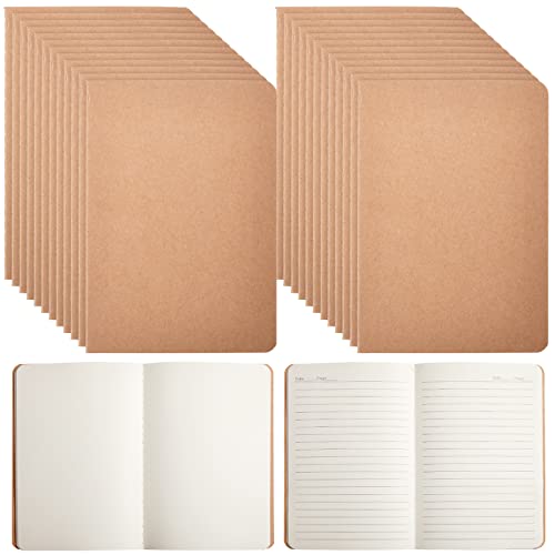 Carnet de notes A5 Epakh en kraft lot de 48 cahiers lignés et vierges