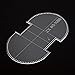 NOIAFZY 2Pcs Transparent Leather Craft Acrylic Wallet Bag Pattern Stencil Template Tool Handmade Leather Tool for DIY Coin Purse Coin Storage Bag Acrylic Drawing Pattern Template