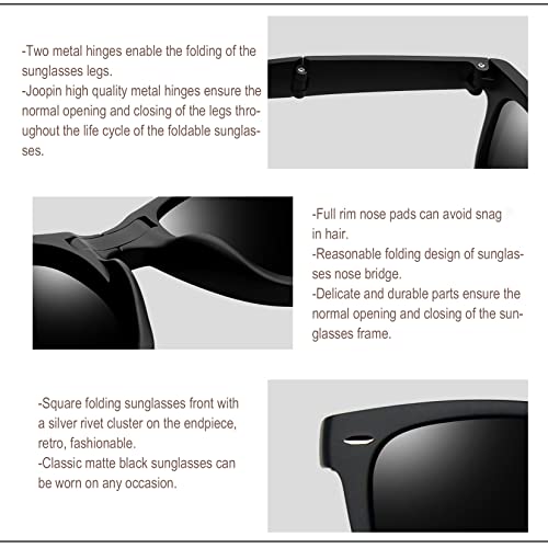 Image of Joopin Square Sunglasses Polarized UV400 Designer Sun Glasses Men Women
