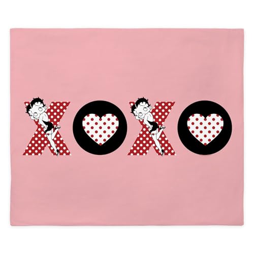 CafePress Betty Boop Hugs & Kisses King Duvet Cover, Printed Comforter Cover, Unique Bedding