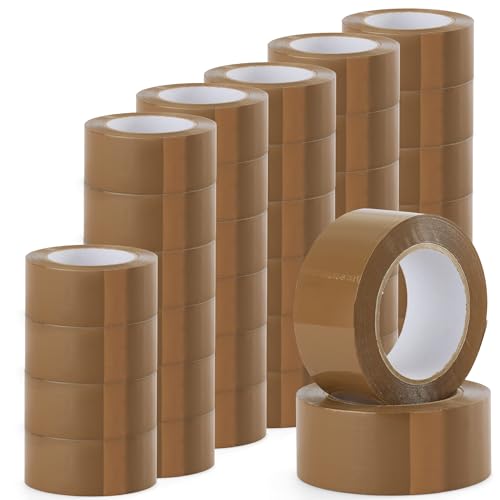 Precifilm Celo Marrón - 36 rollos - Precinto Marrón Para Embalar - Alta Adhesividad y Resistencia para Uso Profesional y Doméstico - 132 metros x 50 mm