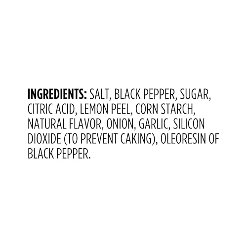Image of Amazon Grocery, Lemon & Pepper Seasoning Salt, 4.5 Oz