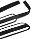 Fesselgurt und Stange Verstellbare Handfesseln Fußfesseln und Halsbänder Fesselstange Bondage-set mit Metall Spreizstange (Grau und Schwarz)