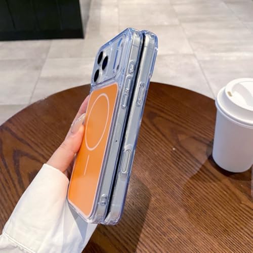 Coque magnétique iPhone 17 Pro Max transparente et antichoc pour induction