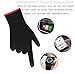 Guantes Cinco Dedos Táctiles para Smartphones y Tablets, Suaves Elásticos Guantes de...