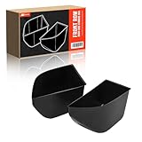 Rogierra Honda Accord Accessories - Front Door Storage Box Organizer with ABS Door Pocket Insert Tray - Armrest Container (2-Pack, 2008-2013)