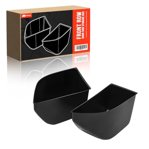 Rogierra Honda Accord Accessories - Front Door Storage Box Organizer with ABS Door Pocket Insert Tray - Armrest Container (2-Pack, 2008-2013)