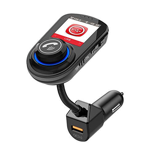 YONGYAO Salida Dual USB 5V Coche Bluetooth V.5.0 Soporte de Reproductor de Mp3 U-Disk/TF - Coched