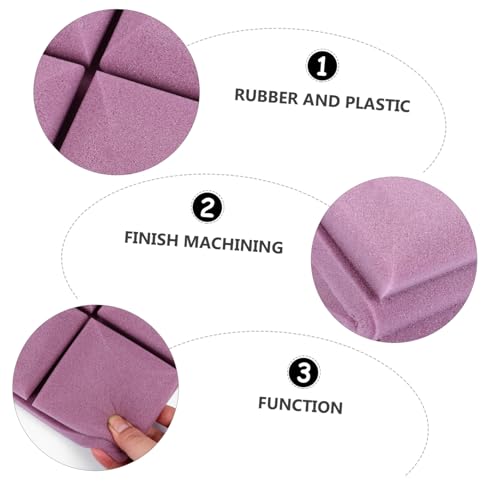 12 piezas de paneles de espuma acústica violeta para paredes y techos miniatura 6