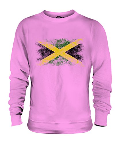 Sweat Jamaïque Drapeau Délavé en Textile Doux pour Homme et Femme