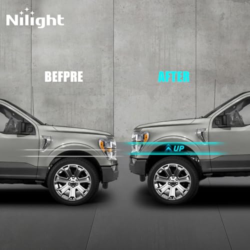 Image of Nilight 2.5 inch Front Leveling Lift for Ford F-150 2004-2026 2WD /4WD & 2003-2018 Expedition, 2005-2008 Lincoln Mark LT, Strut Spacers Fix Front Rake for Towing /Hauling