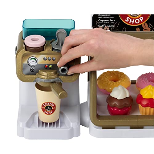 Theo Klein 9501 Caffetteria, Espresso Bar Con Funzione Di Scorrimento Acqua E Touchscreen, Include Accessori E Cibi Giocattolo, 45 Cm X 23,5 Cm X 13 Cm, Giocattoli Per Bambini Dai 3 Anni In Su - 10