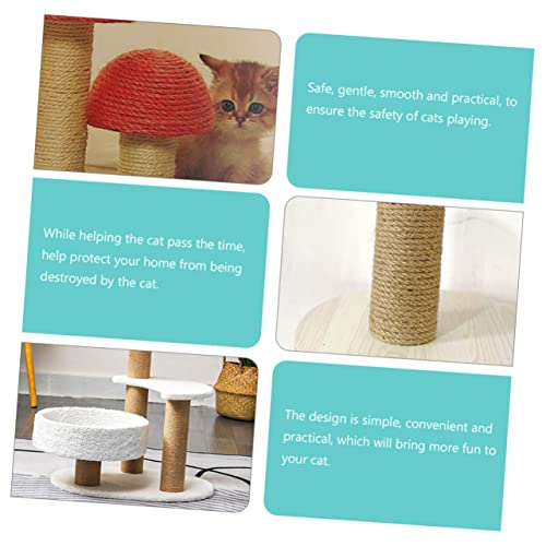CIYODO 2 Peças De Acessórios Para Estrutura De Escalada Para Gatos Corda De Sisal Para Gatos Substit