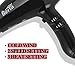 Professional Hair Dryer, 1875W Tourmaline Ceramic Blow Dryer with Concentrators, Negative Ionic Blower Fast Drying with 2 Speed and 3 Heat Setting Black