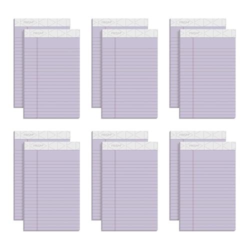 Almohadillas legales de colores TOPS 63040 para organizar apuntes con 50 hojas de tamaño 5x8