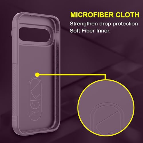 Image of Zapcase Back Case Cover for Google Pixel 9 Pro | Compatible for Google Pixel 9 Pro Back Cover | Liquid Silicon Magic Case with Camera Protection | Lavender