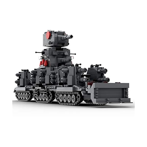 Morton3654Mam Technik Militär Panzer Bausteine, UDSSR KV-44 Superschwerer Panzer Modellbausatz, 1211 Teile… – Bild 4