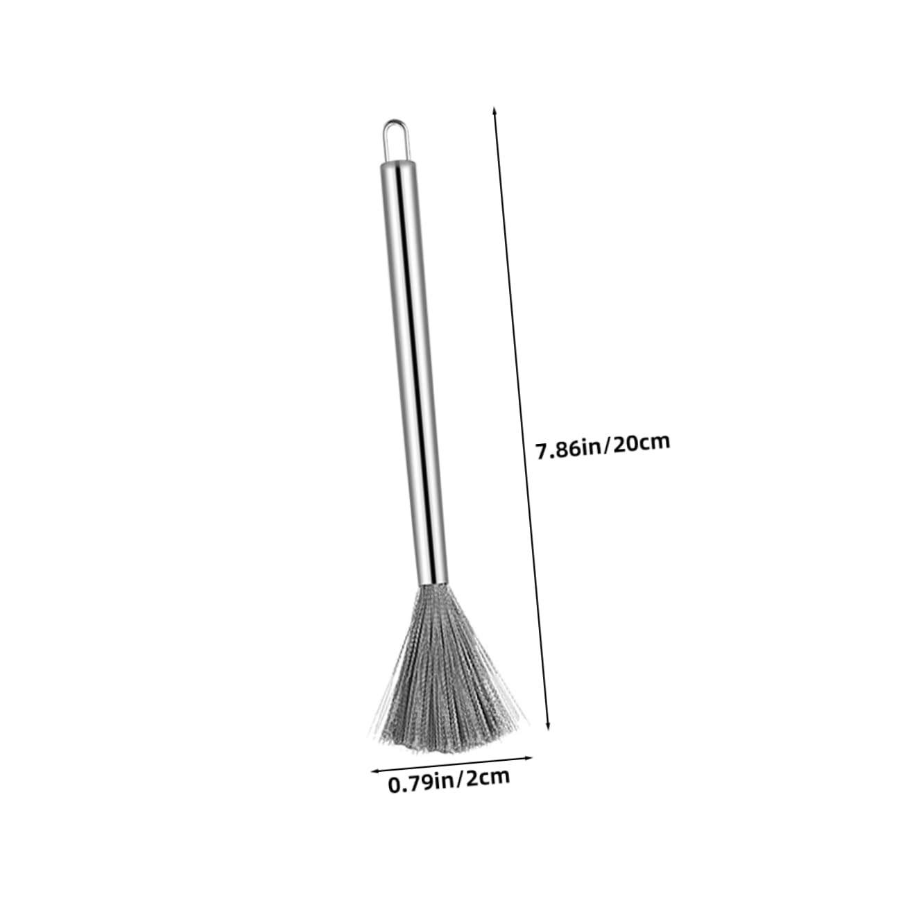 Abaodam Cepillo De Limpieza De Platos Inoxidable con Mango para Utensilios De Cocina Cepillo Multi Función para Olla Y Sartenes Herramienta De Limpieza De Alta 3 Piezas X 4