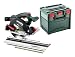Produktbild metabo Akku-Handkreissäge KS 18 LTX 57 BL - 18 V, 57 mm Schnitttiefe, 165 mm Sägeblatt-Ø, 5000 U/min - Brushless Motor, Aluminium-Bodenplatte, präzise, leicht, ergonomisch - Mit metaBOX & Kappschiene