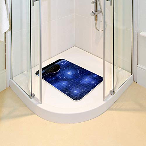 Tapis de bain Bennigiry avec perforations d'évacuation d'eau de bain - 7