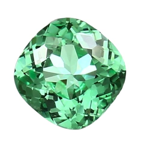 Pierre gemme saphir vert pour fabriquer votre bague ou pendentif DIY