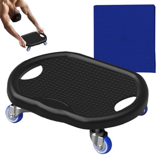 Rodillo abdominal silencioso tabla de ejercicio core con esterilla para gimnasio en casa