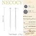 NECOCY Dangle Silver Plated Earrings for Women Dangling Dangly Long Hanging Prom Threader Chain Ear Rings Trendy Tassel Wedding Dainty Piercing Earings Accessories Hoco Dance Prom Jewelry Christmas