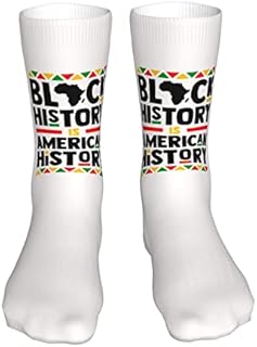 883 Compression Socks Black History Month Calf Socks Comfort Sports Socks Non Slip Athletic Socks For Hiking Walking Jogging 40cm