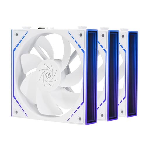 Image of Thermalright TL-M12QRW 120mm Reverse Case Fans, 1-Pack | Reverse Airflow, Daisy Chain PWM /ARGB, Infinity Mirror Lighting