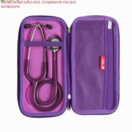 Hermitshell Etui podróżne do stetoskopu 3M Littmann Classic III (fioletowy)